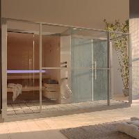 Effegibi Logica Spa Filo Сауна&Хаммам 373x250xh217см, угловая SX, цвет: Stone