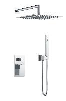 Смеситель встроенный для душа QUBIC Хром