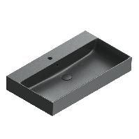 Catalano PREMIUM Раковина 80x47, с 1 отв. под смеситель, покрытие Cataglaze+ , цвет черный матовый