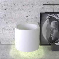 KNIEF Moon Биде подвесное   59х39х36 см, с подсветкой , с 1 отв под смеситель,  цвет белый матовый