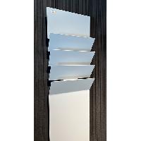 Antrax  Полотенцесушитель FLAPS A 35x121Hсм электрический, цвет BCOR, электрический кабель справа