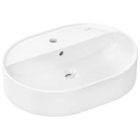 HG Xuniva U Раковина-чаша 600х450 с отверстием под смеситель и переливом, белый