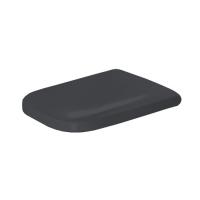 Duravit Happy D.2 Сиденье для унитаза без микролифта, петли: нерж. сталь, цвет: антрацит матовый