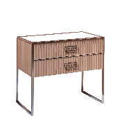 Тумба MONACO 100см  h74см  капучино глянец  +  хром   под раковину чашу