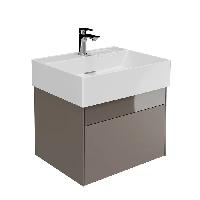 Kerama Marazzi Тумба LOGICA подвесная 2 ящика 60 см, песчаный