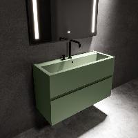 KERASAN KANAAL Тумба подвесная , 1 ящик, 100х46,5 см, цвет Matt green