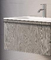 IBC Niky, тумба под раковину 120 см (высокий ящик, ручка черная мат.), цвет тик структурный