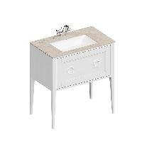 Kerama Marazzi Тумба PLAZA Classic NEO напольная с ящиком 80, белая матовая