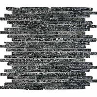 pixmosaic PIX725 из мрамора и стекла, чипы 10x48/98/148 мм, сетка 286х300x8 мм