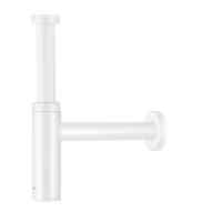 HG Flowstar Сифон для раковины, дизайнерский, 1/4’ от стены 330 мм, цвет: белый матовый