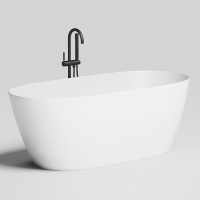 Salini Sofia Light Ванна отдельностоящая 1650х750х600мм, без отверстия под перелив, мат-л: S-Sense, глянцевый белый  (без отверстия перелива)