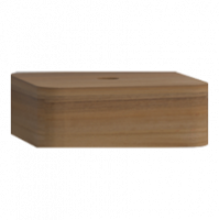 Тумба Valarte 80 см с раковиной, с дверцами, цвет серый матовый