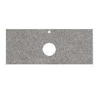 Kerama Marazzi Столешница из керамогранита для накладных раковин Фондамента 120, серая