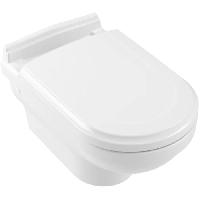 Villeroy&Boch Hommage Унитаз подвесной 370*600*345, покрытие CeramicPlus, цвет альпийский белый