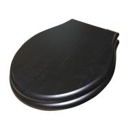 GLOBO Paestum Сиденье для унитазов деревянное, цвет черный дуб/золото с микролифтом