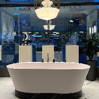 THG Montaigne marbre Grand Antique à manettes Смеситель для ванны набортный на 5отв., Цвет: Matt nickel PVD ОБРАЗЕЦ