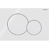 Geberit Sigma01 Клавиша для двойного смыва, круглая: Белый (замена 115.770.10/CG/DK/EP/FB/FR/LA.5, 115.776.11.5)