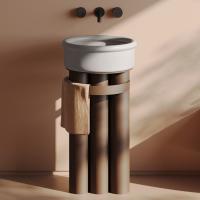 Artceram BRERA Раковина накладная Ø 43 h 15, без отв под смеситель, цвет белый глянцевый