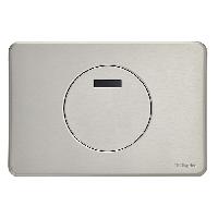 TECEspring SL Электронная панель смыва, кругл. клав., нерж. сталь, сатин, с покрытием против отпечатков пальцев