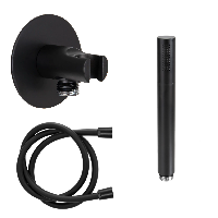 Комплект для душа Daniel A546XB43515, чёрный матовый