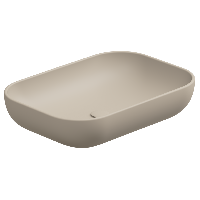 Раковина накладная 60x42 см GSG Ceramic Design Easy EALAVRE60034, Sabbia Matt