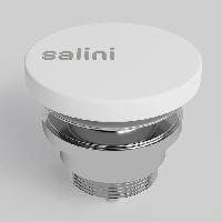 Salini Клапан донный фиксированный  D 604  S-Sense глянцевый, для раковины цвет: белый