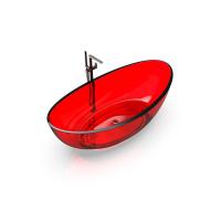 Knief Oval Shape Ванна отдельностоящая из полимерного материала 180х93x56 см, цвет Rubin # 040