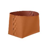 ADJ Корзина Helena, 35x30xH26 см., цвет: коньяк/бордо