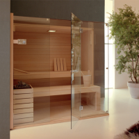 Effegibi Sky Corner 45 Сауна 170x130xh201см, DX, отделка: канадский хемлок