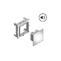 Effegibi Светильник с функцией хромотерапии и динамиками 20х20хh2 см