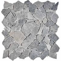 pixmosaic PIX 263 Grey, чип произвольный, сетка 305х305x6 мм, Матовая