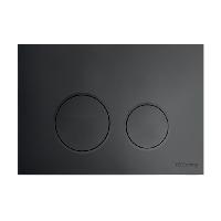 TECEspring LT Панель смыва из пластика для унитазов c двумя режимами смыва, цвет черный матовый