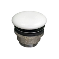 Донный клапан универсальный 1”1/4 с керамической крышкой GSG Ceramic Design PILTONUNIAR000, белый глянцевый