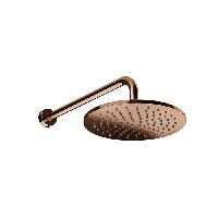 GESSI Origini Верхний душ с кронштейном, настенный ,защитой от известкового налета, цвет Copper PVD