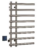 Полотенцесушитель электрический круглый сухой NIKEL BRUSH