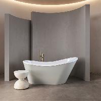 Gruppo Treesse Nina Ванна 170x80xh71 см. (без гидромассажа) со сливом хром и панелью, цвет белый глянец