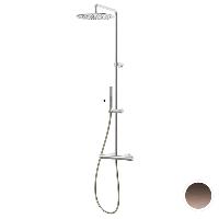 Newform Ionika   Душевая стойка, верхний душ 300мм,  ручной душ, цвет:  PVD Br. Copper Bronze