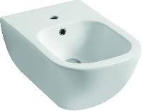 Disegno ceramica Forever, подвесное биде, c крепежом, 55x37 см, цвет белый глянцевый