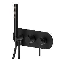Newform X-Way; Blink; XT Внешняя часть смесителя для душа,  с душем и с  переключателем на 2 потока и выходом , цвет: черный матовый