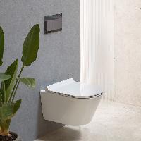 Catalano Zero Унитаз подвесной 55x35, безободковый, смыв Tornado, покрытие Cataglaze+, без крепежа, цвет белый глянцевый