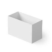 DEA DESIGN Single Ванна отдельностоящая 100x58xh75 см, материал: Solid Surface искуственный камень, цвет: White №18