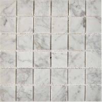 pixmosaic PIX 238 Bianco carrara, чип 48х48 мм, сетка 305х305х6 мм, Полированная