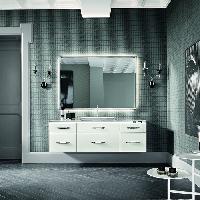 VITAGE milldue edition Зеркало DIAMOND 144хh110см со светодиодной подсветкой рамка сталь, цвет: сталь