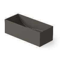 DEA DESIGN Ванна 1800х760хh580 мм отдельностоящая, цвет graphite