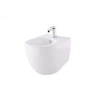 Hidra Tour, подвесное биде c крепежом, 52x35,5x33h см, цвет черный матовый