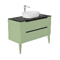 Тумба со столешницей Севилья, Фисташковый / Столешница компакт-плита, Куритиба