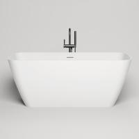 Salini AGATHA Ванна отдельност 1800х800х660мм, донный клапан "Up&Down", сифон,  слив-перев, мат-л: S-Stone, матов, белый/Фурнитура: белая (НЕ ПРОИЗВ!)
