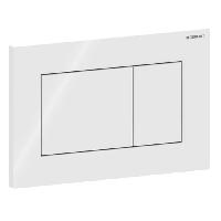 Geberit Sigma01 Клавиша для двойного смыва, квадратная: Матовый хром, легкоочищ. покр.