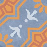 Palmas Blue Decor 2 20x20