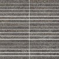 Millennium Black Mosaico Strip Nat 30x30